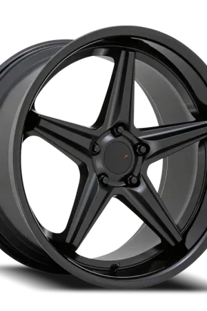 Discount TSW Launch 19x8.5 +40 5x114.3mm 76.1mm Matte Black Gloss Black Lip
