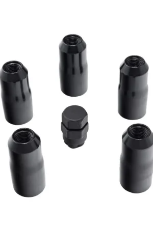 New Arrival Rugged Ridge 18-20 Jeep Wrangler JL/JLU Black M14-1.5 Wheel Lock Nut Set w/Key
