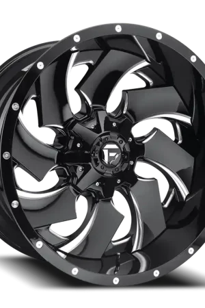 Fuel Cleaver D574 20x9 +1 6x135/6x139.7mm 106.4mm Gloss Black Milled New Release