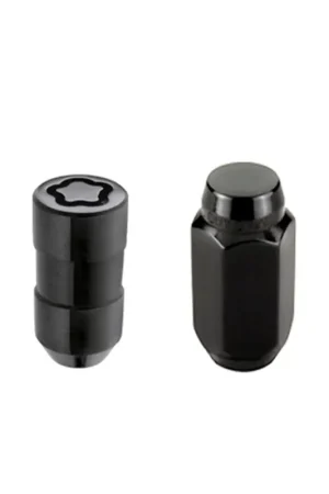 Fan Favorite McGard 5 Lug Hex Install Kit w/Locks (Cone Seat Nut) M14X1.5 / 22mm Hex / 1.635in. Length - Black