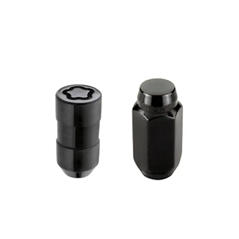 Fan Favorite McGard 5 Lug Hex Install Kit w/Locks (Cone Seat Nut) M14X1.5 / 22mm Hex / 1.635in. Length - Black