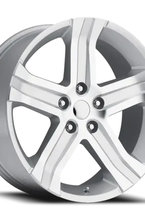 Factory Reproductions FR 69 Ram Truck RT Replica SL 24x10 +25 5x139.7mm 77.8mm Gloss Silver Machined Face Top Rated