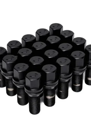 Don’t Miss Out Vossen Lug Bolt - 14x1.5 - 30mm - 17mm Hex - Cone Seat - Black (Set of 20)