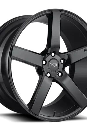 Niche Milan M188 20x8.5 +35 5x114.3mm 72.6mm Gloss Black Discount