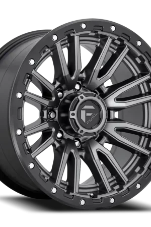 Fuel Rebel D680 20x10 -18 8x170mm 125.1mm Matte Gunmetal Black Bead Ring Factory Price