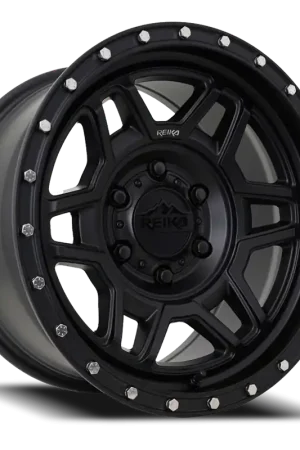 Reika Trooper R40 SB 17x9 -12 6x139.7mm 106.1mm Satin Black Viral