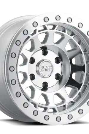 Budget Black Rhino Primm SL 17x9 +0 8x165.1mm 122.1mm Silver Mirror Face-Mirror Lip Edge