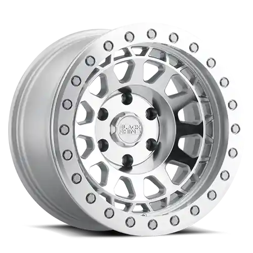 Budget Black Rhino Primm SL 17x9 +0 8x165.1mm 122.1mm Silver Mirror Face-Mirror Lip Edge