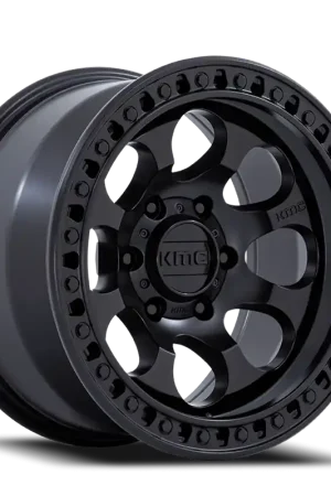 KMC Riot SBL KM550 MX 18x9 +18 6x139.7mm 106.1mm Satin Black Satin Black Lip Deal