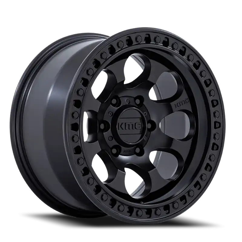 KMC Riot SBL KM550 MX 18x9 +18 6x139.7mm 106.1mm Satin Black Satin Black Lip Deal