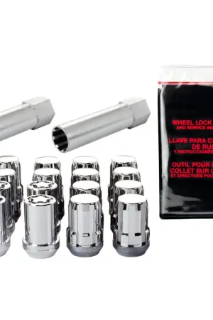 Trending McGard SplineDrive Tuner 4 Lug Install Kit w/Locks & Tool (Cone) M12X1.5 / 13/16 Hex - Chrome