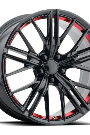 Latest Performance Replica PR194 GBR 20x11 +43 5x120mm 67.06mm Gloss Black Red Machined