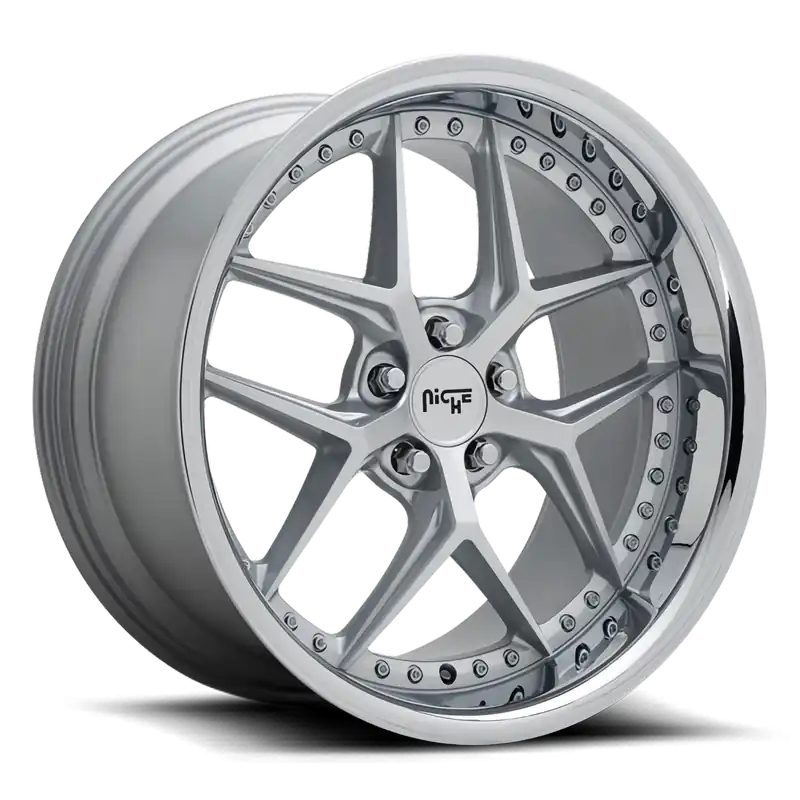 Niche Vice M225 20x9 +38 5x112mm 66.5mm Matte Silver Price Cut