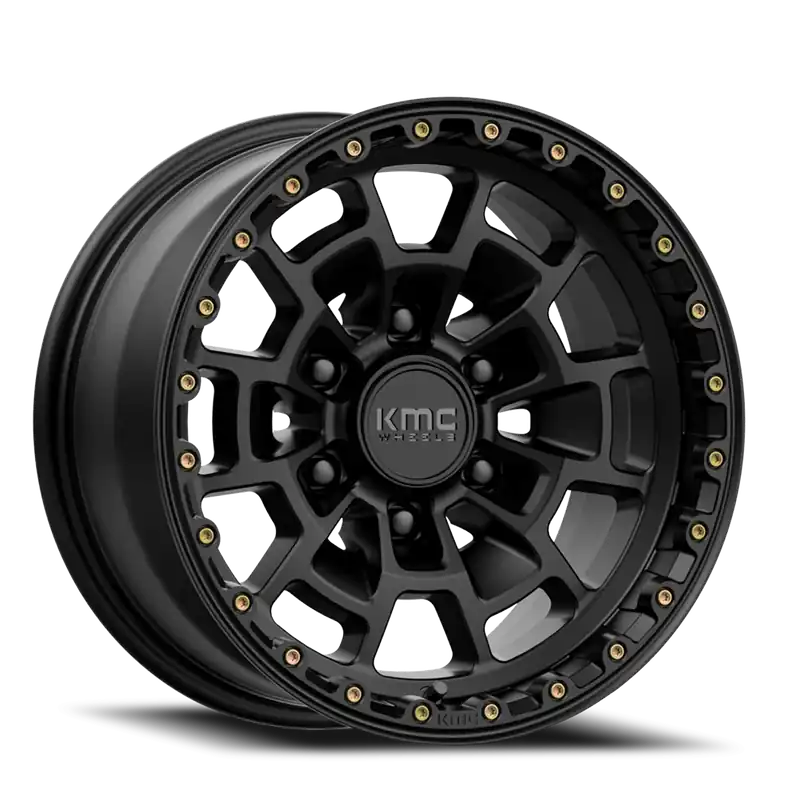KMC Summit KM718 SB 17x8.5 +0 6x135mm 87.1mm Satin Black Secure Checkout