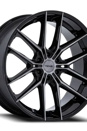 New Arrival Niche NC280 Prodigy 6 BT 22x9.5 +25 6x135mm 87.1mm Gloss Black Dark Tinted Clear