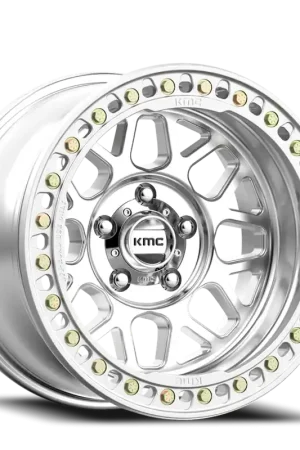 KMC Grenade Crawl Beadlock KM235 SL 18x9 +10 6x135mm 87.1mm Machined Viral