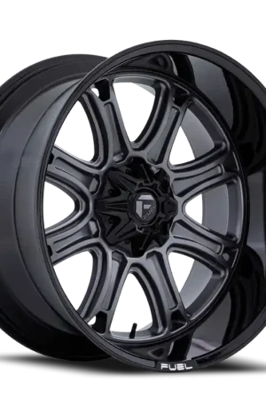 Fuel Darkstar FC853AB 20x10 -18 6x135/6x139.7mm 106.1mm Matte Gunmetal Black Lip Fresh Stock