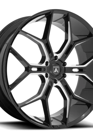 Special Offer Asanti Black Label Monarch Truck ABL38 BK 24x10 +20 6x139.7mm 106.1mm Gloss Black Milled